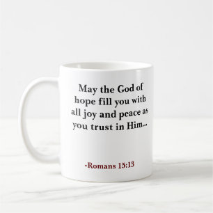 Anpassningsbar bibel vers Christian Kaffemugg