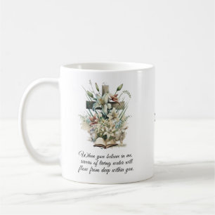 Anpassningsbar Bible Verse Jesus Faith Christian C Kaffemugg
