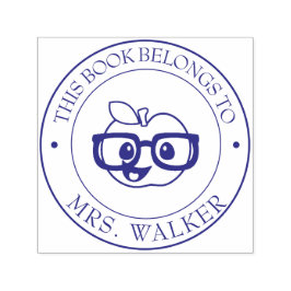 Anpassningsbar Bibliotek Bok Frimärke - Ex Libris  Självfärgande Stämpel