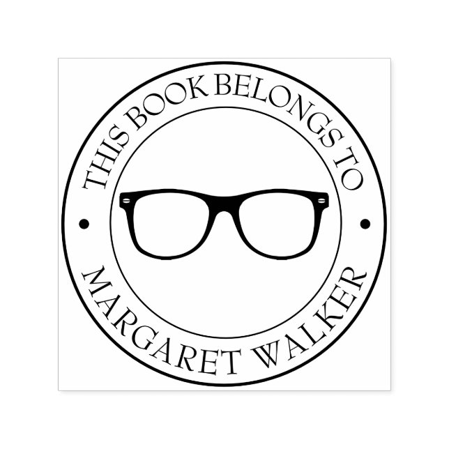 Anpassningsbar Bibliotek Bok Frimärke - Ex Libris  Självfärgande Stämpel (Design)