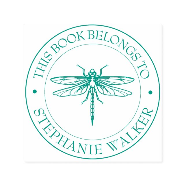 Anpassningsbar Bibliotek Bok Frimärke - Ex Libris  Självfärgande Stämpel (Design)