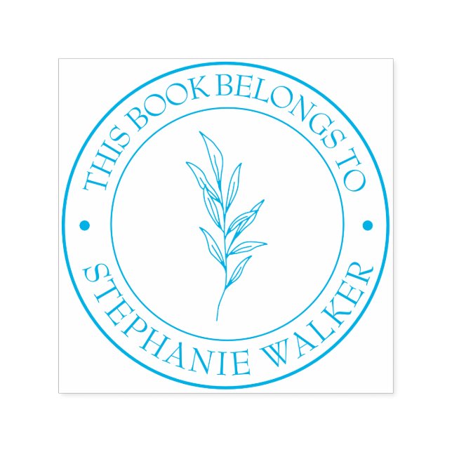 Anpassningsbar Bibliotek Bok Frimärke - Ex Libris  Självfärgande Stämpel (Design)