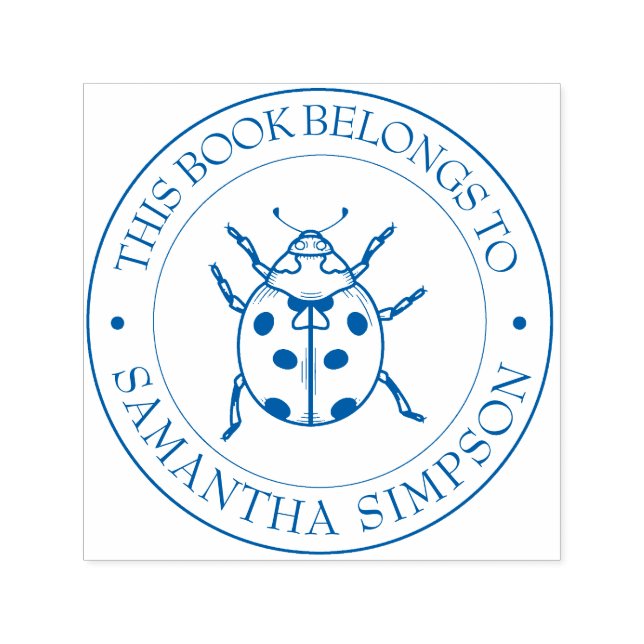 Anpassningsbar Bibliotek Bok Frimärke - Ex Libris  Självfärgande Stämpel (Design)