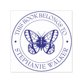 Anpassningsbar Bibliotek Bok Frimärke - Ex Libris  Självfärgande Stämpel