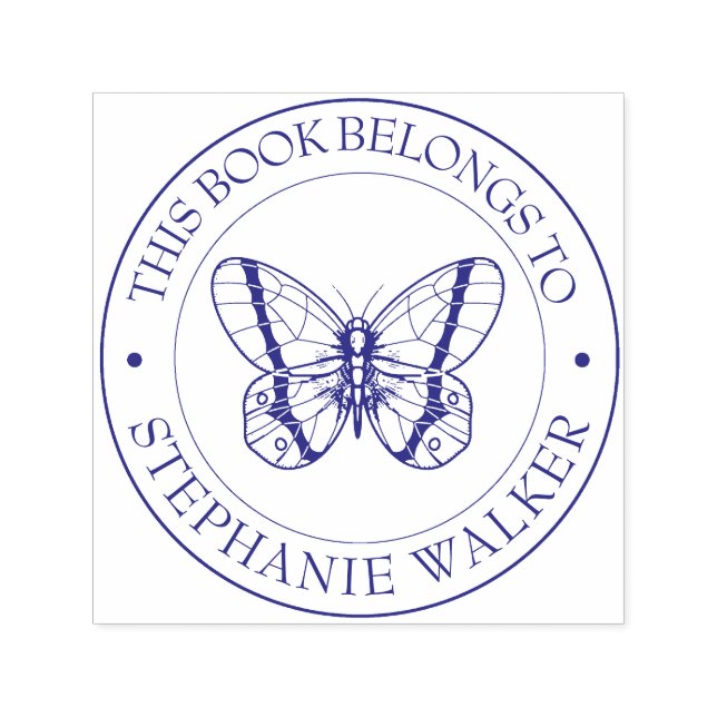 Anpassningsbar Bibliotek Bok Frimärke - Ex Libris  Självfärgande Stämpel (Design)