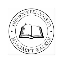 Anpassningsbar Bibliotek Bok Frimärke - Ex Libris  Självfärgande Stämpel