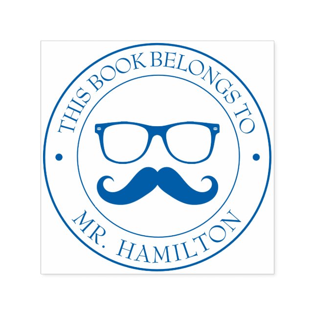 Anpassningsbar Bibliotek Bok Frimärke - Ex Libris  Självfärgande Stämpel (Design)