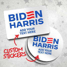 Anpassningsbar Biden Harris Kampanj Slogan Rektangulärt Klistermärke