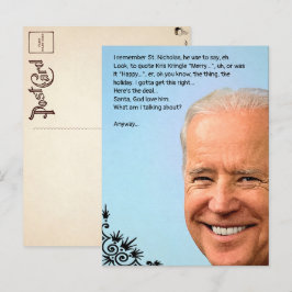 Anpassningsbar Biden Högtidlig Postkort Vykort