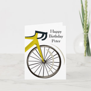 Anpassningsbar Bike Whecard: Cycling Enthusiast Kort