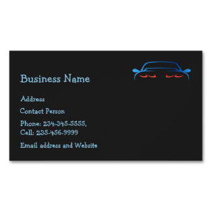 Anpassningsbar bil Auto Fordon Business Magnet