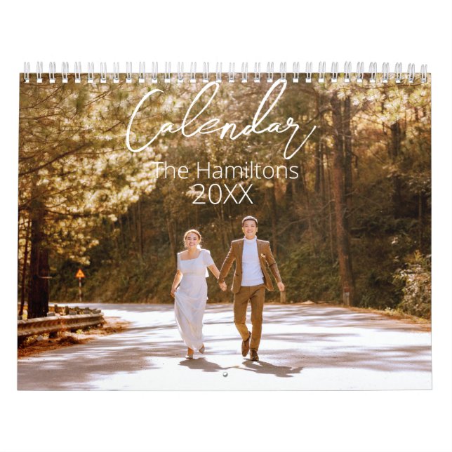 Anpassningsbar Bild Calendar med skript Kalender (Omslag)