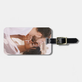 Anpassningsbar Bild Dubbla Sided Photo Skapar ditt Bagagebricka