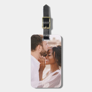 Anpassningsbar Bild Dubbla Sided Photo Skapar ditt Bagagebricka