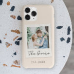 Anpassningsbar Bild fotodatum par nya lyktfamiljer<br><div class="desc">Det här är en Anpassningsbar Bild Fotodatum för den nya familjen iphone case!</div>
