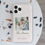 Anpassningsbar Bild fotodatum par nya lyktfamiljer<br><div class="desc">Det här är en Anpassningsbar Bild Fotodatum för den nya familjen iphone case!</div>