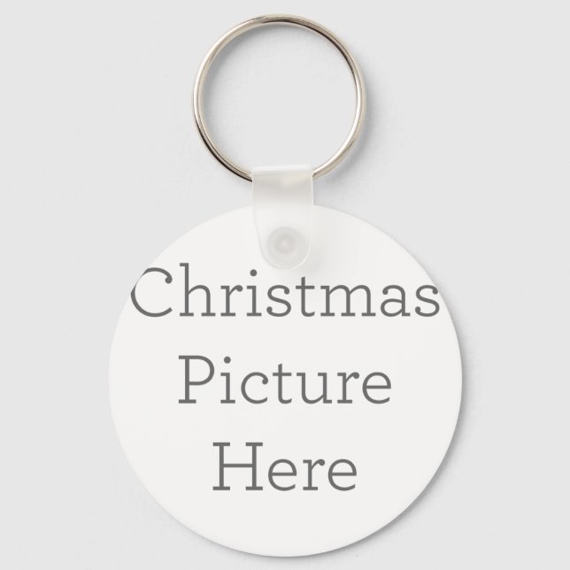 Anpassningsbar Bild Keychain Gift Nyckelring (Framsida)