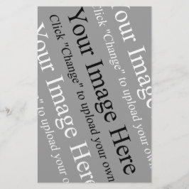 Anpassningsbar bild och textmall för mall för mall brevpapper