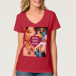 Anpassningsbar bild x4 och text t shirt