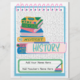 Anpassningsbar Binder Cover | Redigerbar design Reklamblad