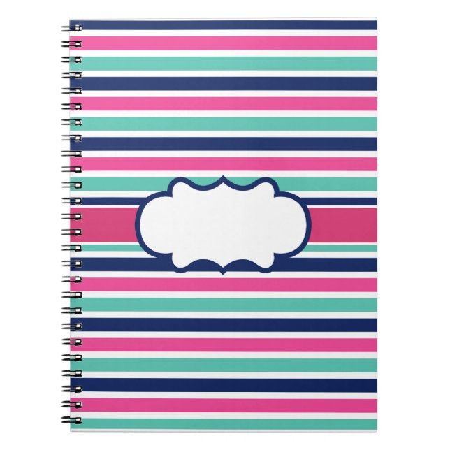 Anpassningsbar Binder School Personlig Binder Namn Anteckningsbok (Framsidan)