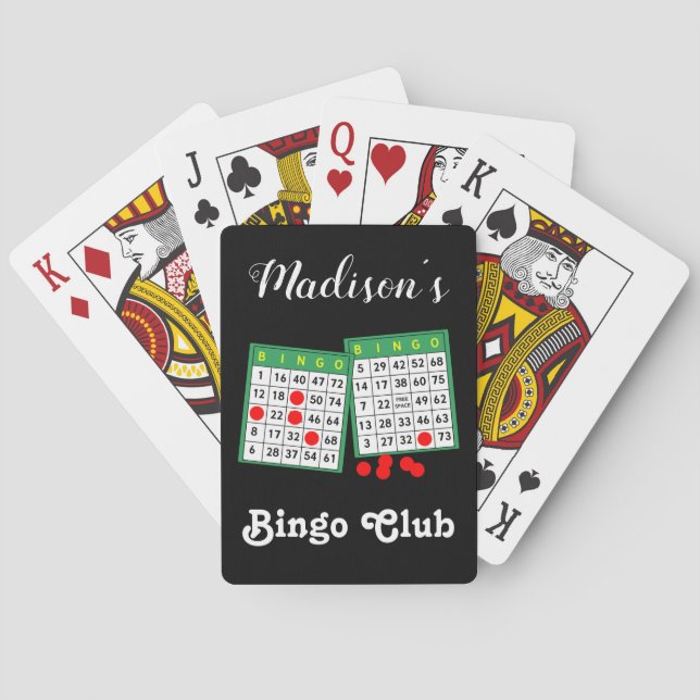 Anpassningsbar Bingo Players Personlig Namn Casinokort (Baksidan)