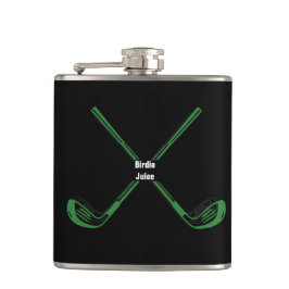 Anpassningsbar Birdie Juice Flask - Funny Golf Gif Fickplunta