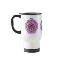 Anpassningsbar Birth Month Flower April Mandala Ze