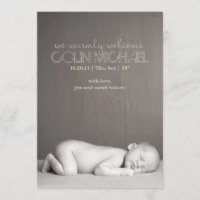 Anpassningsbar Birth Notice
