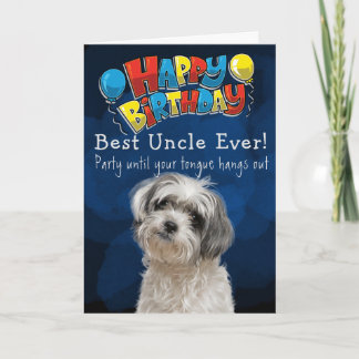 Anpassningsbar Birthday Card Best farbror nånsin Tack Kort