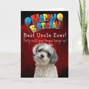 Anpassningsbar Birthday Card Best farbror nånsin Tack Kort