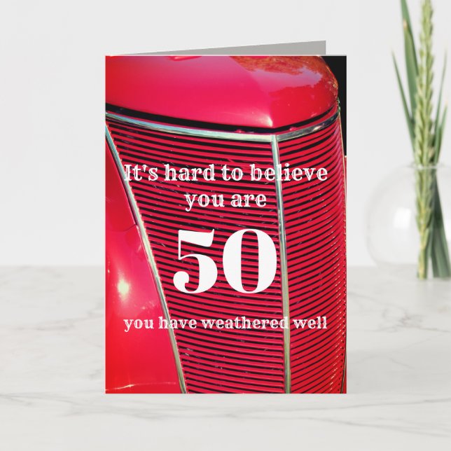 anpassningsbar Birthday Card humor personifierar a Kort (Framsida)