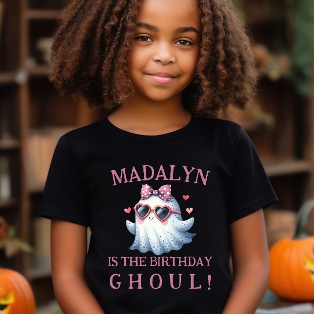 Anpassningsbar Birthday Ghoul T Shirt (Birthday Ghoul Custom Halloween Birthday Shirt)
