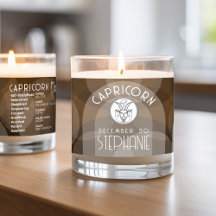Anpassningsbar Birthday Zodiac Capricorn - Modern 
