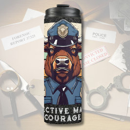 Anpassningsbar Bison Gifts for Police Officers Pap