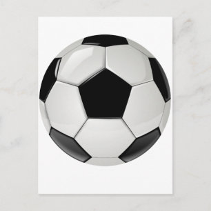 Anpassningsbar Black and White Ocer Ball Vykort