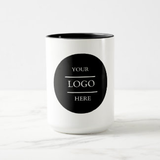 Anpassningsbar Black Business Logotyp Branded Coff Mugg
