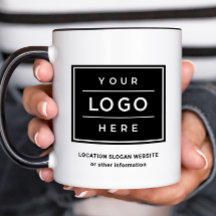 Anpassningsbar Black Business Namn och Logotyp Bra