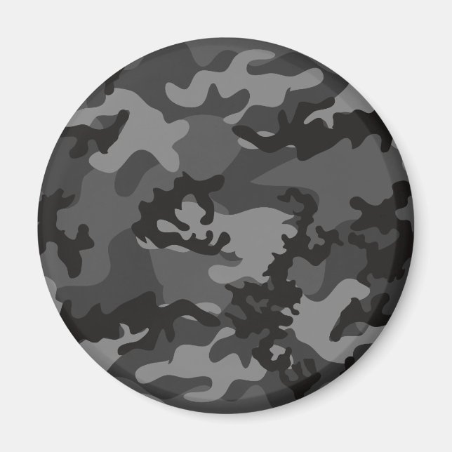 Anpassningsbar Black Camo Magnet (Framsidan)
