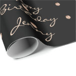 Anpassningsbar Black Dots Ro Guld Crystal Swarovsk Presentpapper<br><div class="desc">Glam och chic som omsluter pappra Fullt av kärlek och ljus. Personlig ge kan framföra gratulationer,  känslor,  favörer etc.</div>