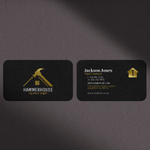 Anpassningsbar Black + Guld Home Byggnad Construct
