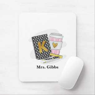Anpassningsbar Black Kindergarten Teacher-uppskatt Musmatta