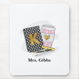 Anpassningsbar Black Kindergarten Teacher-uppskatt Musmatta