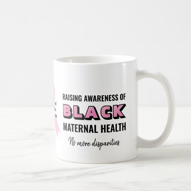 Anpassningsbar Black Maternal Health Kaffemugg (Höger)