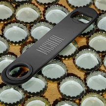 Anpassningsbar Black Metallic Speed Flaska-öppnare
