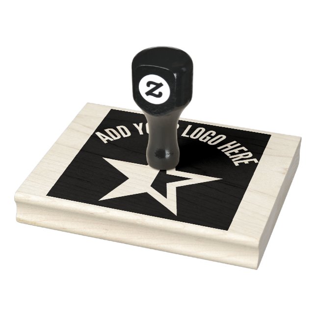 Anpassningsbar Black Professionell Business Logoty Stämpel (Stämpel)