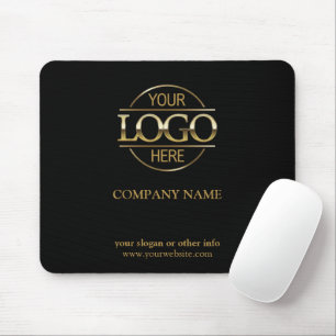 Anpassningsbar Black Promotional Company Business Musmatta