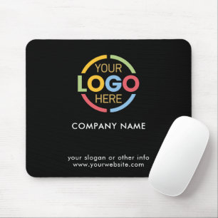 Anpassningsbar Black Promotional Company Business Musmatta