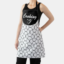 Anpassningsbar Black White Geometric Circle Line M