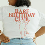 Anpassningsbar Bladår Frog Leaper Sällsynt Birthda T Shirt<br><div class="desc">Dö in i födelsedagslussen som en leapin groda med vår "Sällsynt Birthday Klubb" T! Släpp loss hoppet år med ett streck över humor och en superskoj groda. Den här personligen T-shirt är den ultimata unika presenten för honom och henne och gör de som föddes den 29 februari till auktoriserad blöjor...</div>